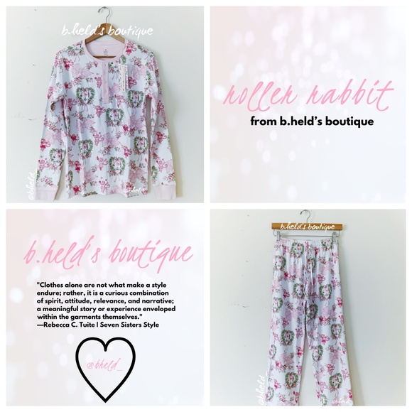 Roller Rabbit x LoveShackFancy Men’s Merry Monkey Beaux Spencer PJs Holiday Pink